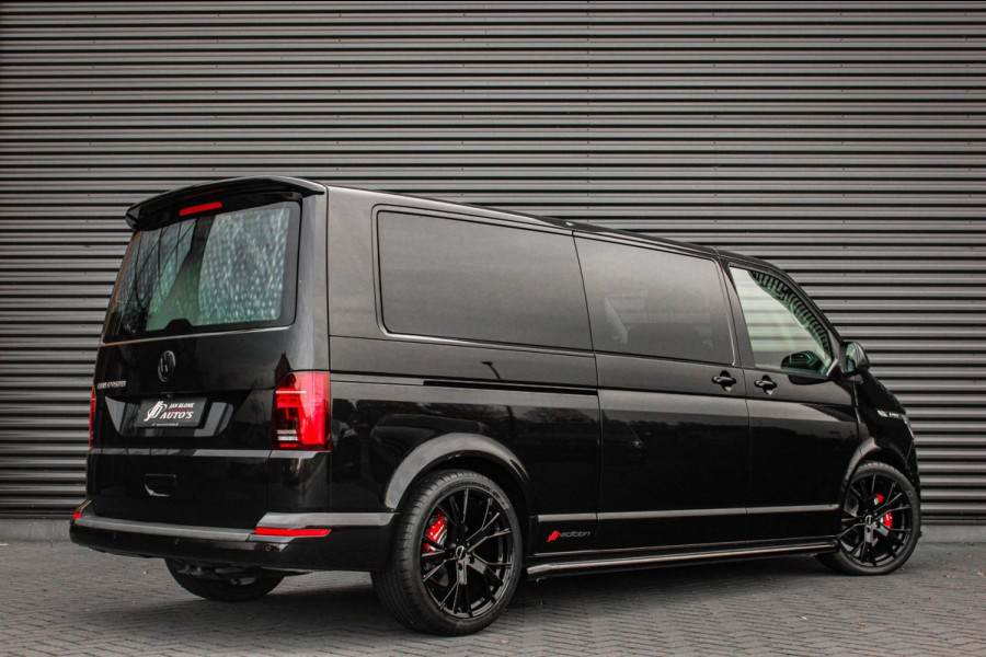 Volkswagen Transporter 2.0 TDI L2H1 30 DC BULLI 150PK DUBBEL CABINE / LEDEREN BEKLEDING / PDC / VERLAGINGSVEREN / APPLE CARPLAY /