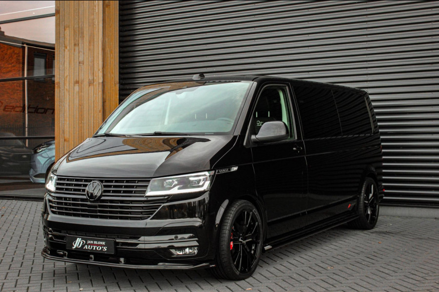 Volkswagen Transporter 2.0 TDI L2H1 30 DC BULLI 150PK DUBBEL CABINE / LEDEREN BEKLEDING / PDC / VERLAGINGSVEREN / APPLE CARPLAY /