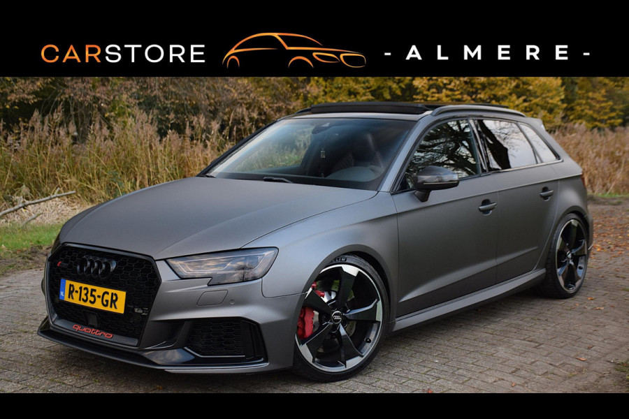 Audi A3 Sportback 2.5 TFSI RS 3 quattro*Pano*Rs-Seats*530PK*Mat Grey*VOL*