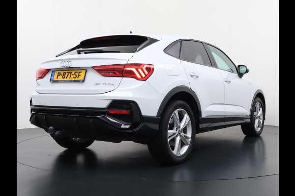 Audi Q3 Sportback 45 TFSI e S Edition PLUG IN HYBRIDE||2x S-LINE BINNEN + BUITEN| ADAPTIVE CRUISE| DODE HOEK | ELEK. TREKHAAK| DIG. DASH|