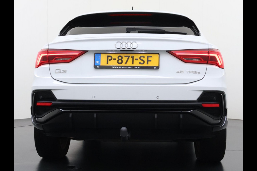 Audi Q3 Sportback 45 TFSI e S Edition PLUG IN HYBRIDE||2x S-LINE BINNEN + BUITEN| ADAPTIVE CRUISE| DODE HOEK | ELEK. TREKHAAK| DIG. DASH|