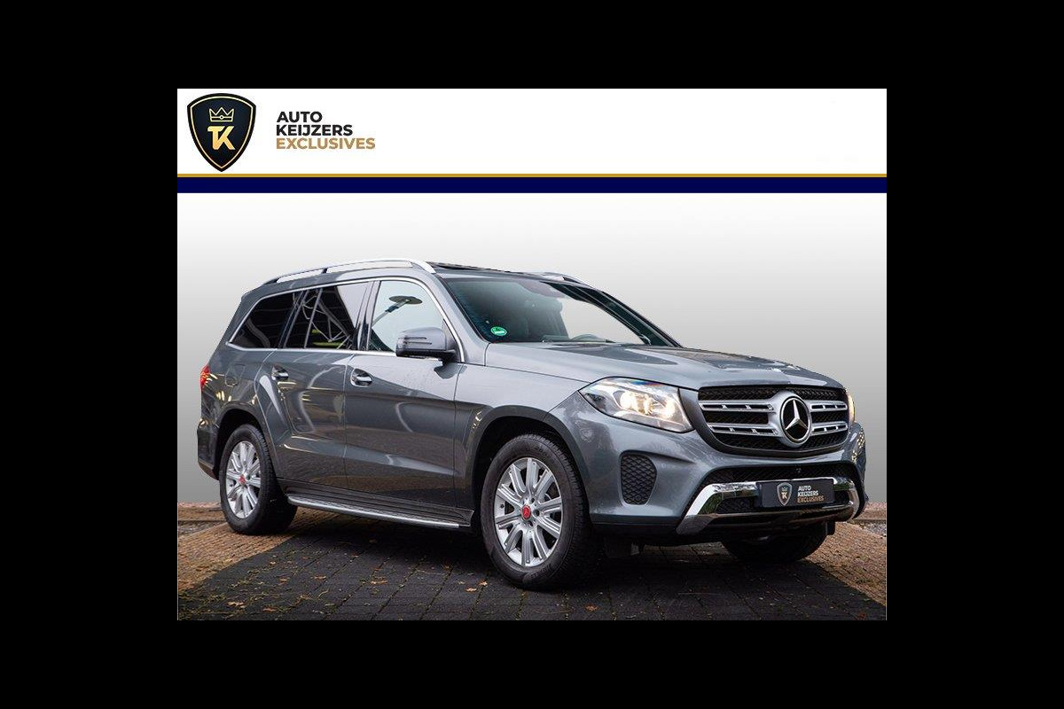 Mercedes-Benz GLS 350 d 4MATIC 1ste Eigenaar Panodak Leer Trekhaak Grijs Kenteken EURO6 Panodak Leer Trekhaak 360 Camera Stoelverw.