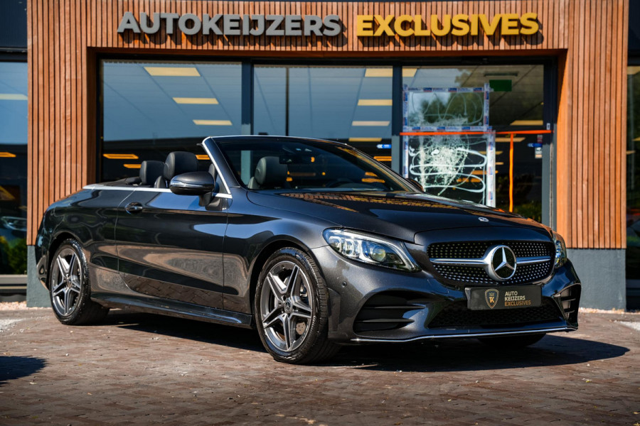 Mercedes-Benz C-Klasse Cabrio 200 AMG Line Airscarf Burmester Multibeam LED Stoelverw. Navigatie 18''LM