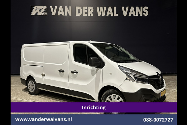 Renault Trafic 2.0 dCi 120pk L2H1 Inrichting Euro6 Airco | Omvormer | Camera | Navigatie | LED | Cruisecontrol Trekhaak, Parkeersensoren, Bijrijdersbank, Achterklep