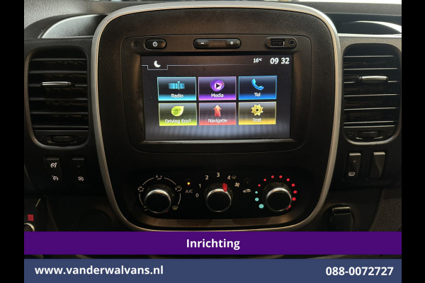 Renault Trafic 2.0 dCi 120pk L2H1 Inrichting Euro6 Airco | Omvormer | Camera | Navigatie | LED | Cruisecontrol Trekhaak, Parkeersensoren, Bijrijdersbank, Achterklep