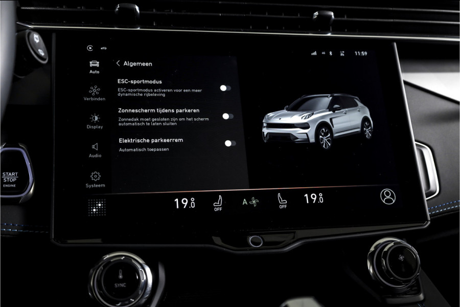 Lynk & Co 01 1.5 PHEV 261PK MY23 | Black Pakket | Donkere hemel | 360 Camera | 7.4 kWh boordlader | S/K-panodak | Adapt. Cruise | Memory | Elek. klep | LM 20" | 8516