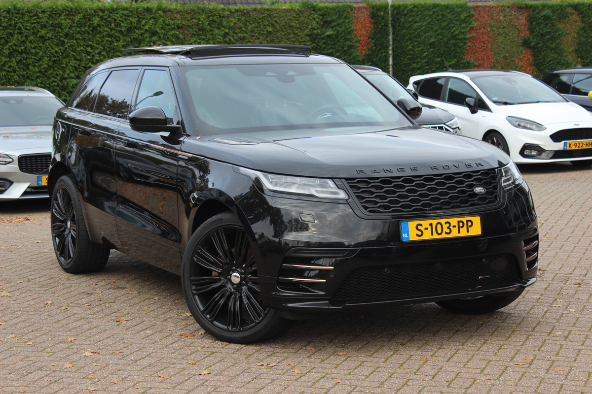Land Rover Range Rover Velar 2.0 P250 Turbo AWD R-Dynamic SE / Panoramadak / Camera / Leder / Keyless / 21'' / Apple CarPlay / Stuur+Stoelverwarming / DAB / Dodehoek / Cruise Control