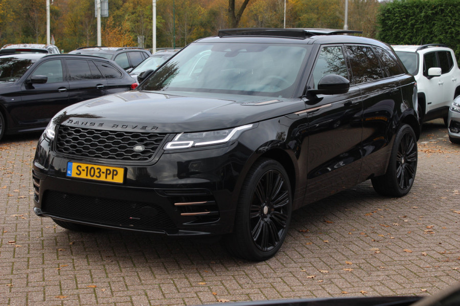 Land Rover Range Rover Velar 2.0 P250 Turbo AWD R-Dynamic SE / Panoramadak / Camera / Leder / Keyless / 21'' / Apple CarPlay / Stuur+Stoelverwarming / DAB / Dodehoek / Cruise Control