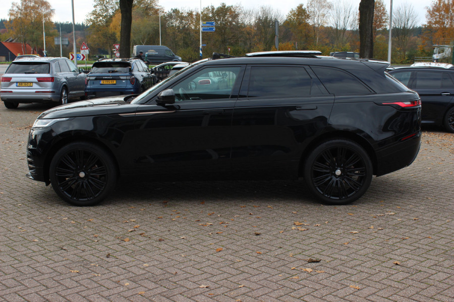 Land Rover Range Rover Velar 2.0 P250 Turbo AWD R-Dynamic SE / Panoramadak / Camera / Leder / Keyless / 21'' / Apple CarPlay / Stuur+Stoelverwarming / DAB / Dodehoek / Cruise Control