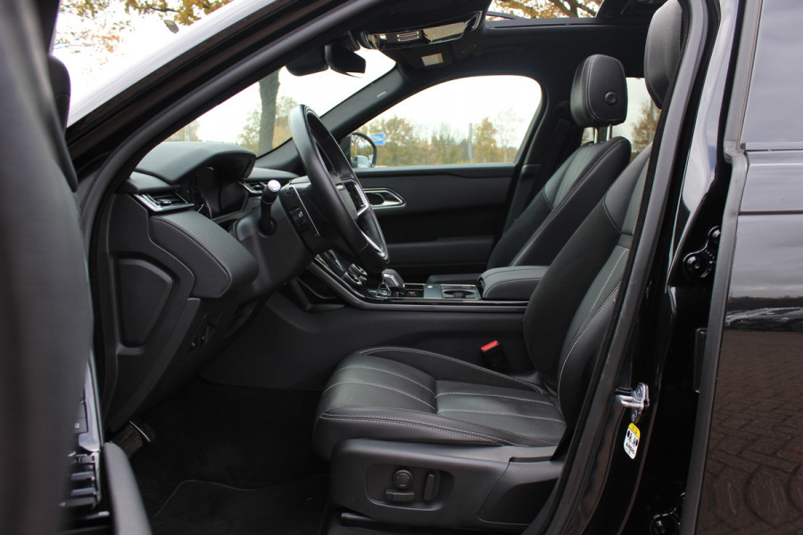 Land Rover Range Rover Velar 2.0 P250 Turbo AWD R-Dynamic SE / Panoramadak / Camera / Leder / Keyless / 21'' / Apple CarPlay / Stuur+Stoelverwarming / DAB / Dodehoek / Cruise Control