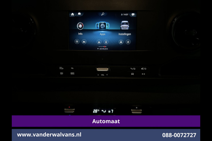 Mercedes-Benz Sprinter 317 CDI 170pk 9G-Tronic Automaat L3H2 Fabrieksgarantie Euro6 Airco | Camera | Navigatie | Apple Carplay Android Auto, Cruisecontrol, Stoelverwarming, Parkeersensoren