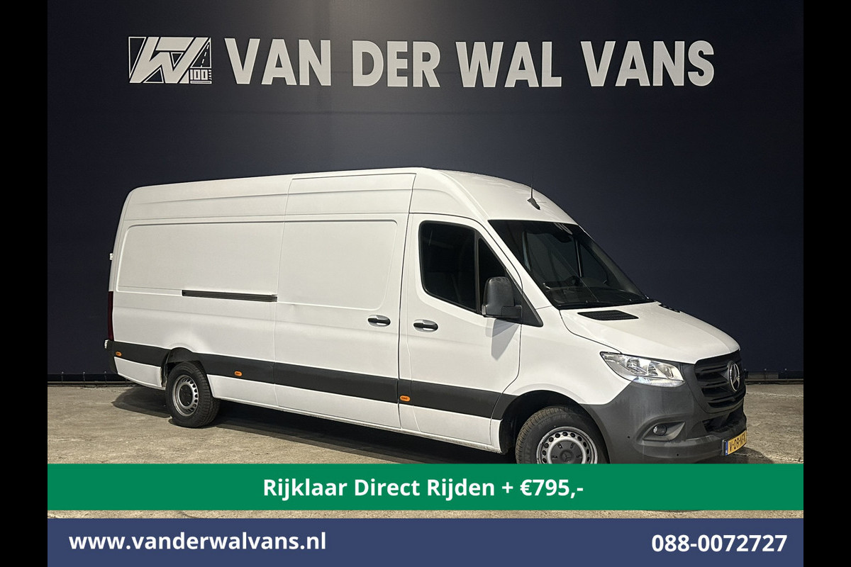 Mercedes-Benz Sprinter 317 CDI 170pk L3H2 Euro6 *Rijklaar Direct Rijden* Airco | 360 graden Camera | Navigatie | Apple Carplay | Android Auto | Cruisec Chauffeursstoel, Stoelverwarming, Parkeersensoren, Bijrijdersbank