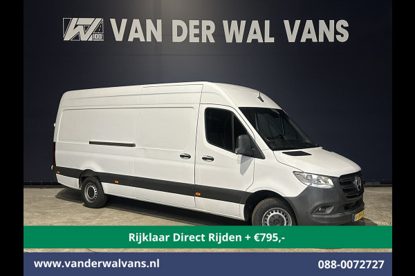Mercedes-Benz Sprinter 317 CDI 170pk L3H2 Euro6 *Rijklaar Direct Rijden* Airco | 360 graden Camera | Navigatie | Apple Carplay | Android Auto | Cruisec Chauffeursstoel, Stoelverwarming, Parkeersensoren, Bijrijdersbank