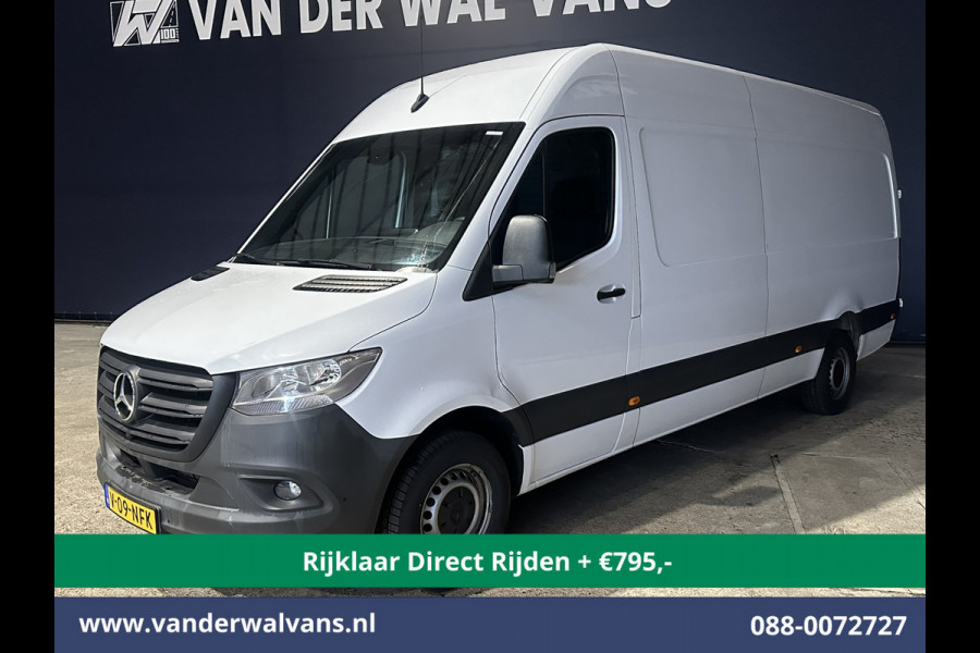 Mercedes-Benz Sprinter 317 CDI 170pk L3H2 Euro6 *Rijklaar Direct Rijden* Airco | 360 graden Camera | Navigatie | Apple Carplay | Android Auto | Cruisec Chauffeursstoel, Stoelverwarming, Parkeersensoren, Bijrijdersbank