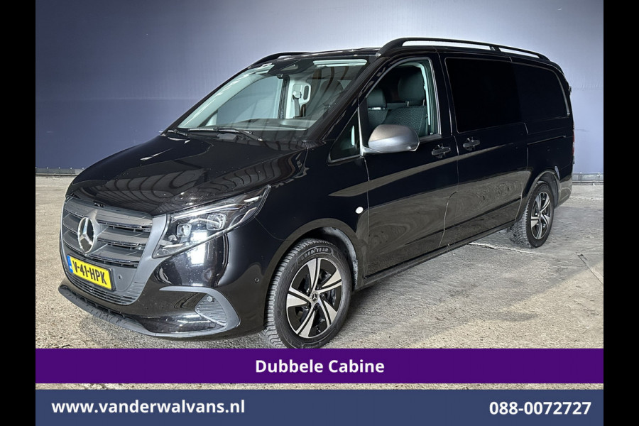 Mercedes-Benz Vito 116 CDI 164pk 9G-Tronic Automaat L2H1 Dubbele Cabine Fabrieksgarantie Euro6 Airco | 2x zijdeur | 5-Zits | 360 graden Camera | Na LED, LM velgen, 2500kg Trekhaak, Adaptieve Cruisecontrol, Parkeersensoren, Isofix, MBUX