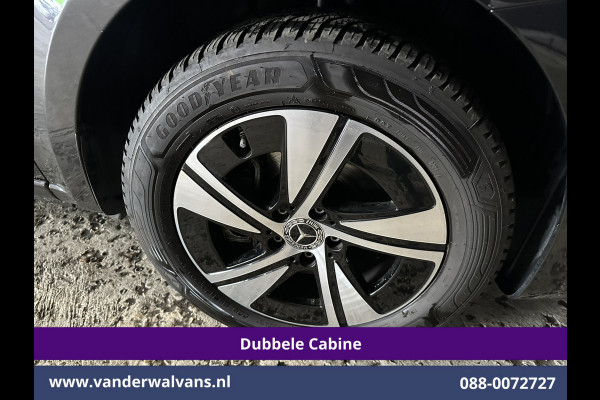 Mercedes-Benz Vito 116 CDI 164pk 9G-Tronic Automaat L2H1 Dubbele Cabine Fabrieksgarantie Euro6 Airco | 2x zijdeur | 5-Zits | 360 graden Camera LED, LM velgen, 2500kg Trekhaak, Adaptieve Cruisecontrol, Parkeersensoren, Isofix, MBUX