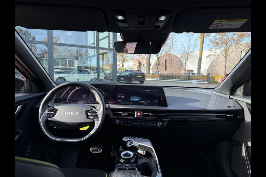 Kia Ev6 GT AWD 77.4 kWh 585PK!| PANO | KIA GARANTIE T/M 2029 | STOEL/STUUR VERW. | 360 CAMERA| ELEK. ACHTERKLEP| HEAD-UP| MERIDIAN AUDIO|