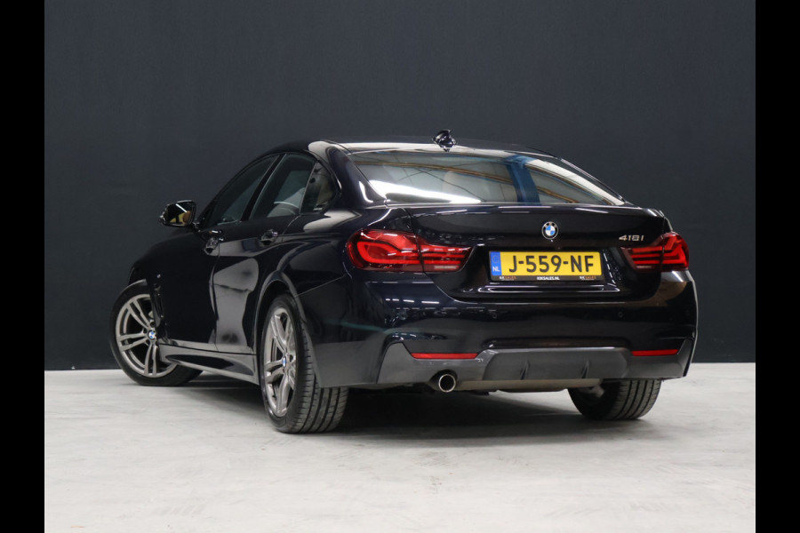BMW 4 Serie Gran Coupé 418i M Sport [M-PAKKET, SCHUIFKANTELDAK, ELEKTRISCHE STOELEN, CAMERA, PDC 360, STOELVERWARMING, HUD, BLUETOOTH TELEFOON, NIEUWSTAAT]