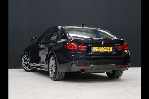 BMW 4 Serie Gran Coupé 418i M Sport [M-PAKKET, SCHUIFKANTELDAK, ELEKTRISCHE STOELEN, CAMERA, PDC 360, STOELVERWARMING, HUD, BLUETOOTH TELEFOON, NIEUWSTAAT]