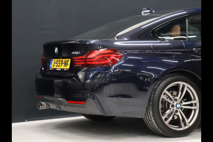 BMW 4 Serie Gran Coupé 418i M Sport [M-PAKKET, SCHUIFKANTELDAK, ELEKTRISCHE STOELEN, CAMERA, PDC 360, STOELVERWARMING, HUD, BLUETOOTH TELEFOON, NIEUWSTAAT]