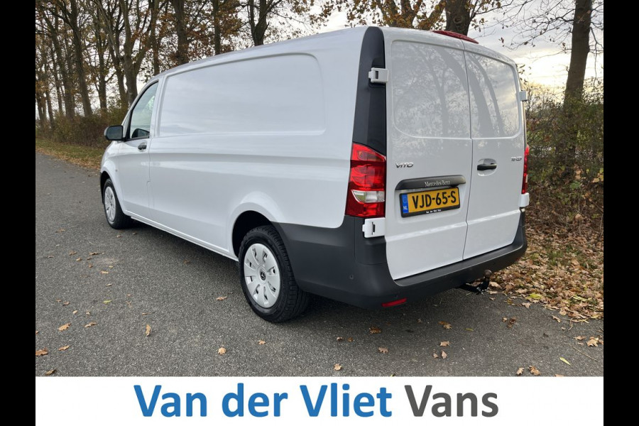 Mercedes-Benz Vito 116 CDI 164pk E6 XL Extra Lang BPM Vrij! Lease €421 /m, Airco, Navi+Camera, Trekhaak, PDC V+A, Onderhoudshistorie aanwezig