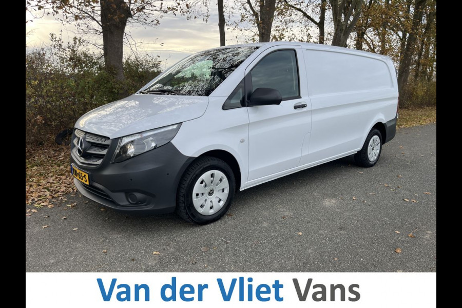 Mercedes-Benz Vito 116 CDI 164pk E6 XL Extra Lang BPM Vrij! Lease €421 /m, Airco, Navi+Camera, Trekhaak, PDC V+A, Onderhoudshistorie aanwezig