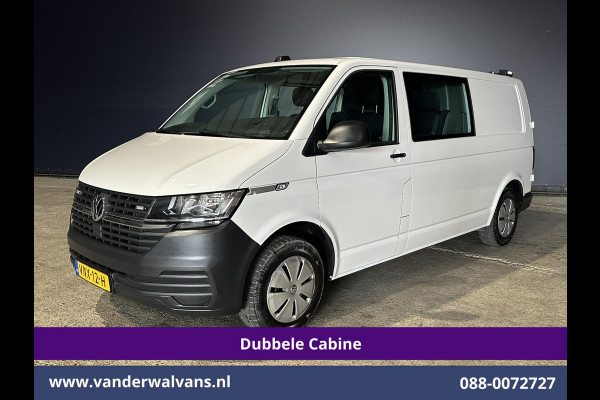 Volkswagen Transporter 2.0 TDI 150pk Automaat L2H1 Dubbele Cabine Euro6 Airco | 5-Zits | Camera | Apple Carplay Android Auto, Cruisecontrol, 2500kg Trekhaak