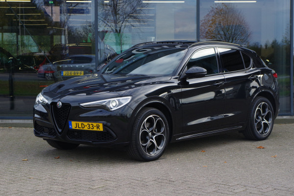 Alfa Romeo Stelvio 2.0 T 280 PK AWD Q4 Veloce, Adap. Onderstel, Panoramadak, Trekhaak, H/K Sound, Lederen Sportstoelen