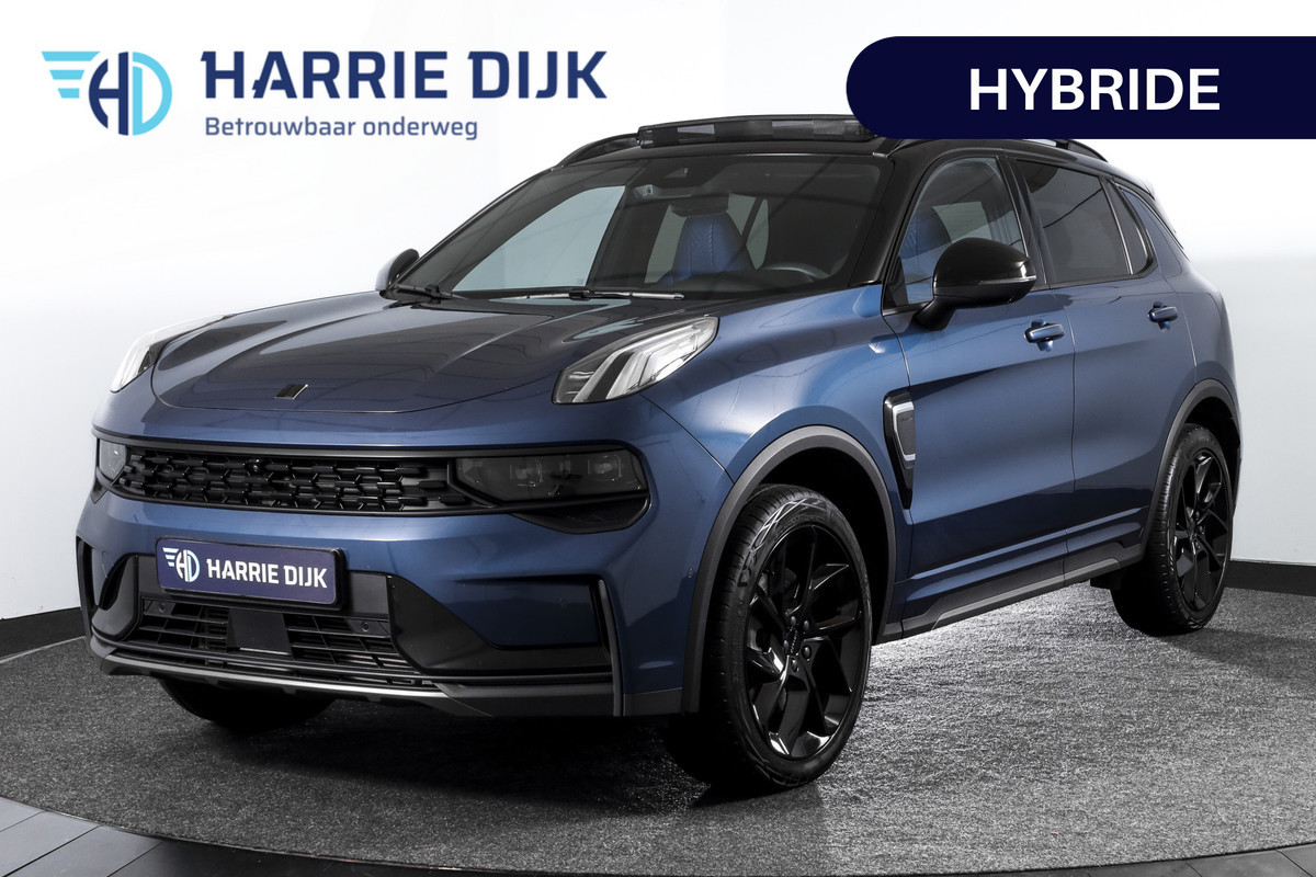 Lynk & Co 01 1.5 PHEV 261PK MY23 | Black Pakket | Donkere hemel | 360 Camera | 7.4 kWh boordlader | S/K-panodak | Adapt. Cruise | Memory | Elek. klep | LM 20" | 8516