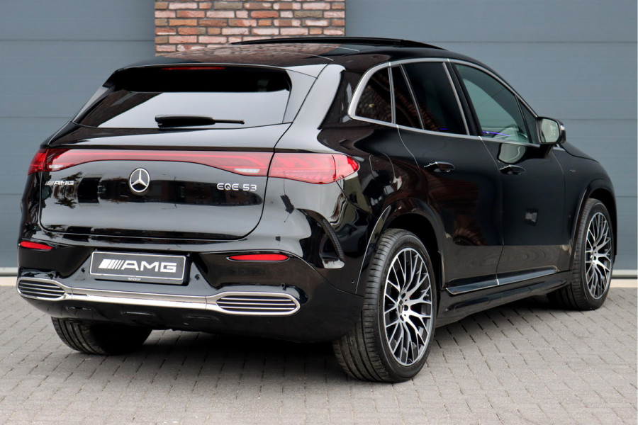 Mercedes-Benz EQE SUV AMG 53 4MATIC+ 91 kWh | MBUX Hyperscreen | Airmatic | Achterasbesturing | Distronic+ | Memory | Stoelventilatie | Burmester | Digital Light | Trekhaak | HUD | Warmtepomp |