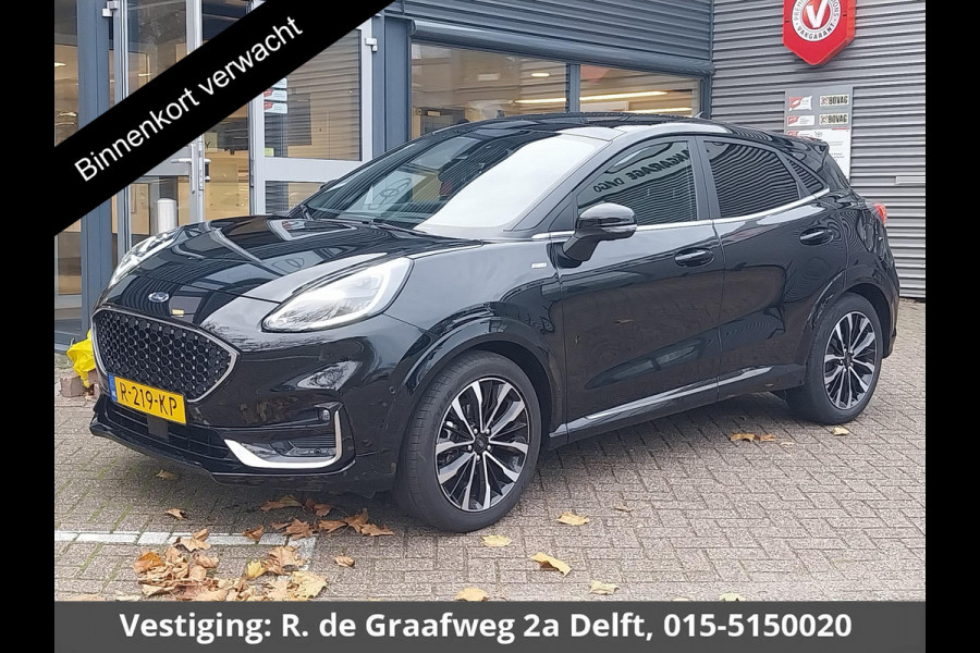 Ford Puma 1.0 EcoBoost Hybrid ST-Line Vignale Automaat | Navigatie | Leder | Glazen Dak |