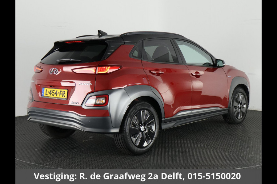 Hyundai Kona EV Fashion Design 64 kWh Two-Tone 400 km actieradius | ACCU 100% | Navigatie | Schuif-/Kanteldak | Leder |