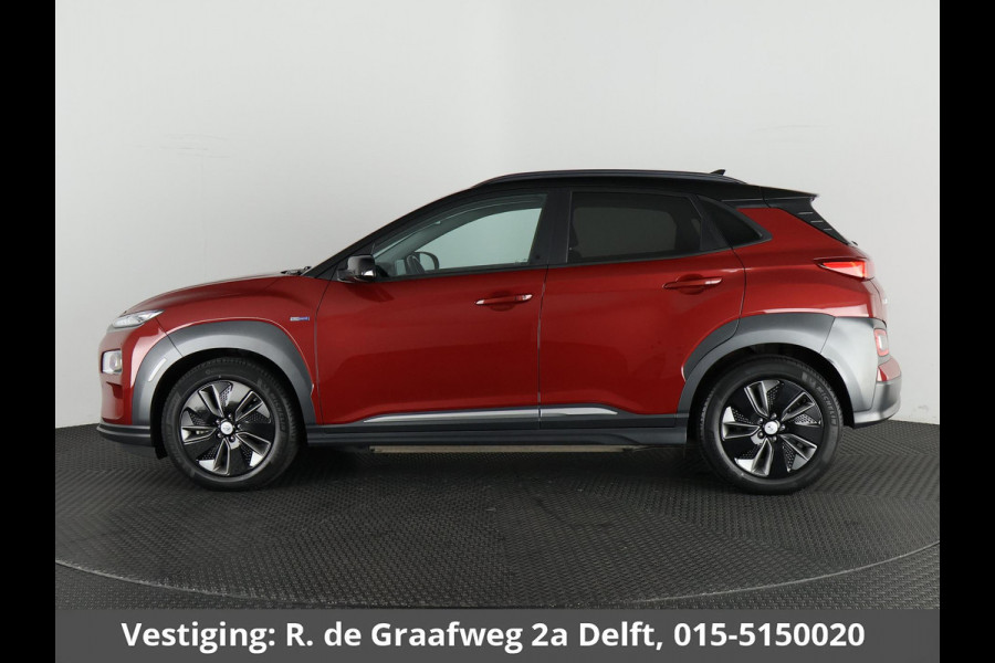 Hyundai Kona EV Fashion Design 64 kWh Two-Tone 400 km actieradius | ACCU 100% | Navigatie | Schuif-/Kanteldak | Leder |