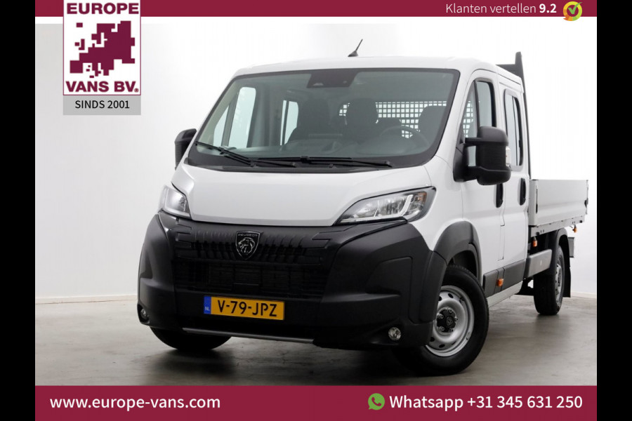Peugeot Boxer 2.2 BlueHDi 140pk D.C. Open Laadbak Trekhaak 3000kg BPM-Vrij 11-2024