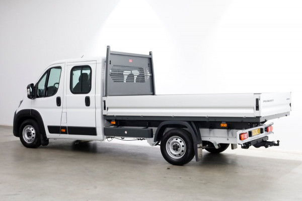 Peugeot Boxer 2.2 BlueHDi 140pk D.C. Open Laadbak Trekhaak 3000kg BPM-Vrij 11-2024