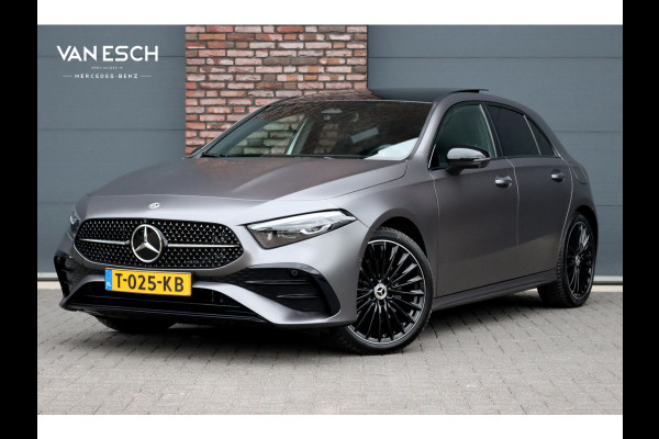 Mercedes-Benz A-Klasse 250 e AMG Line | Panoramadak | Memory | HUD | Keyless Go | Advanced Sound System | Surround Camera | Multibeam LED | Dodehoekassistent | Sfeerverlichting |