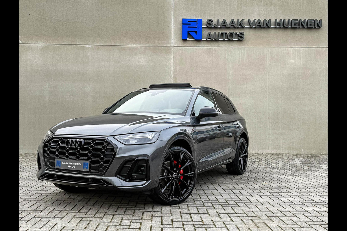Audi Q5 50 TFSI e Quattro Competition Pro Line S S-Line 299pk Automaat! Kuipstoelen|Panoramadak|Virtual Cockpit|Camera|HUD|22inch