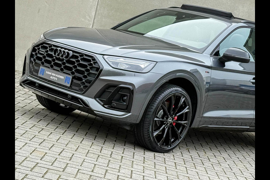 Audi Q5 50 TFSI e Quattro Competition Pro Line S S-Line 299pk Automaat! Kuipstoelen|Panoramadak|Virtual Cockpit|Camera|HUD|22inch