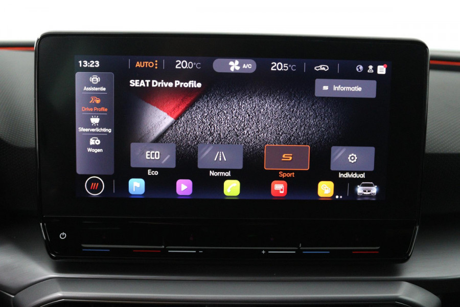 Seat Leon Sportstourer 1.5 TSI FR Business Intense (TREKHAAK, DIGITALE COCKPIT, CAMERA, SFEERVERLICHTING, PARKEERSENSOREN)