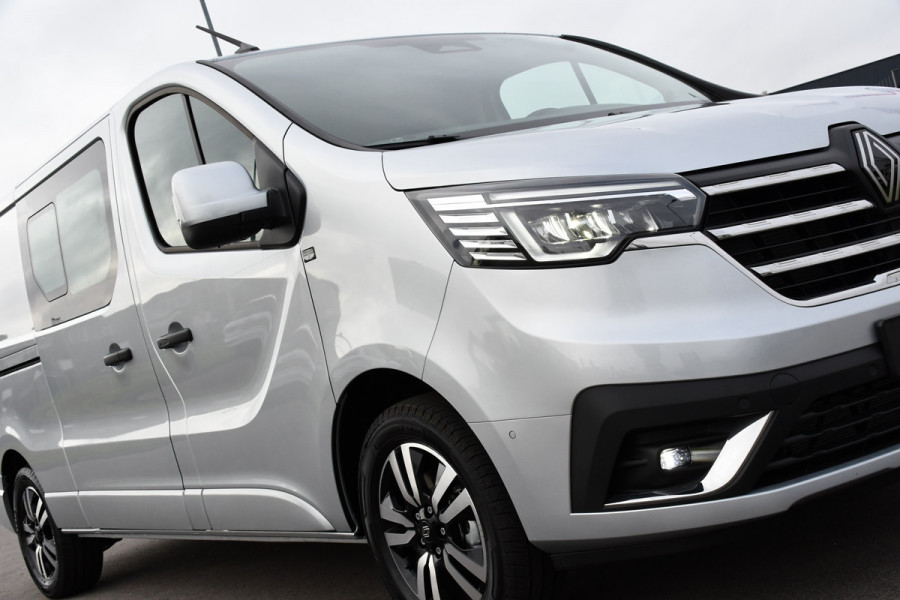 Renault Trafic 2.0 170 L2H1 Extra DC Facelift! 3 x Leverbaar, Virtual, Cruise, Carplay, Stoelverwarming, Clima, Automaat, LED, 170PK, 2 x Schuifdeur, Uniek!