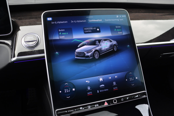 Mercedes-Benz S-Klasse 400d 4MATIC Lang AMG Line Aut9 | Airmatic | Achterasbesturing | Distronic+ | Zonweringspakket | Burmester | Stoelventilatie | Verwarmd Stuurwiel | HUD | Vlakkenverwarming |