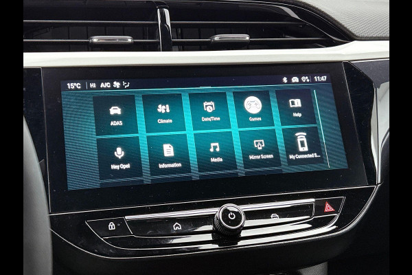 Opel Corsa 1.2 Turbo 136pk Hybrid GS Auto. | Navigatie | Apple Carplay/Android Auto | Camera | Parkeersensoren | Cruise Control | Dodehoek assistent | Stoel- en stuurverwarming | Full-LED-Matrix-koplamp | Airco | Lichtmetalen velgen