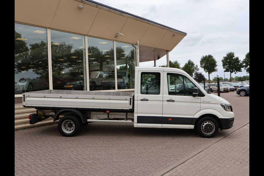 MAN TGE 50 2.0 TDI 177 PK DSG AUT. D.C. DUBBEL LUCHT 7-PERS. OPEN LAADBAK + 3500 KG TREKHAAK | STANDKACHEL