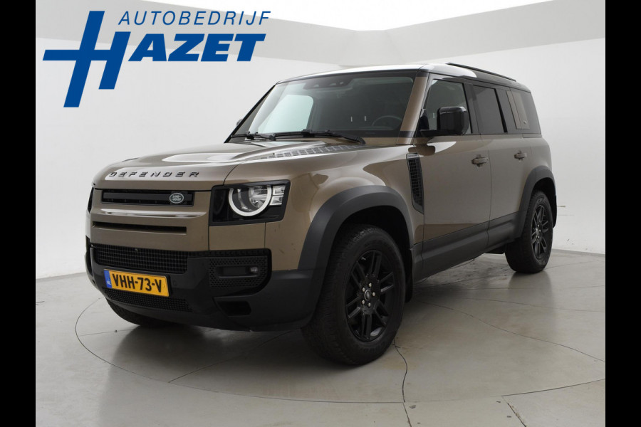 Land Rover Defender 2.0 D240 110 GRIJS KENTEKEN + PANORAMADAK | 360 CAMERA | WEGKL. TREKHAAK | MERIDIAN | LUCHTVERING