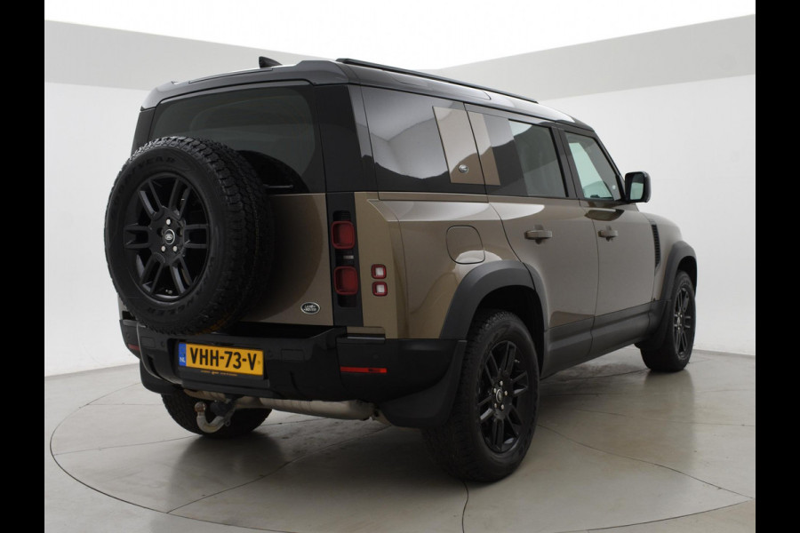 Land Rover Defender 2.0 D240 110 GRIJS KENTEKEN + PANORAMADAK | 360 CAMERA | WEGKL. TREKHAAK | MERIDIAN | LUCHTVERING