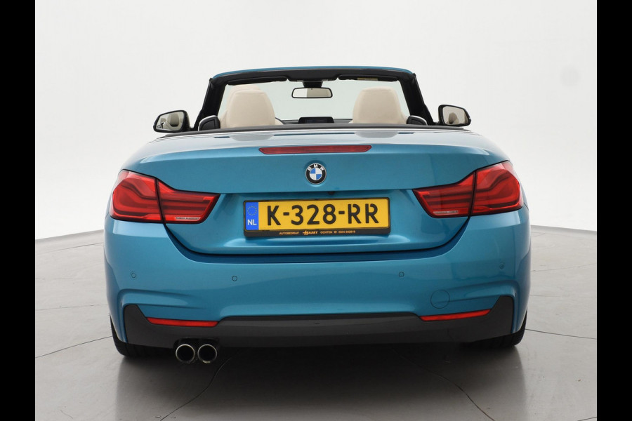 BMW 4 Serie Cabrio 420i M-SPORT + NEKVERWARMING | HEAD-UP | DAB | HARMAN/KARDON | MEMORY | CAMERA | SPORTSTOELEN