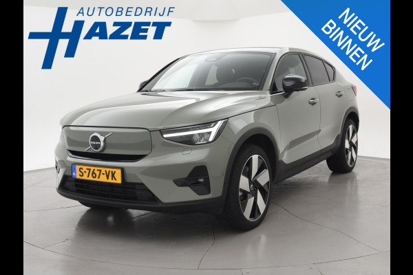 Volvo C40 RECHARGE TWIN ULTIMATE 78 kWh 408 PK SAGE GREEN + ELEK. TREKHAAK | 20 INCH | PANORAMA | PILOT ASSIST | ACC | HK