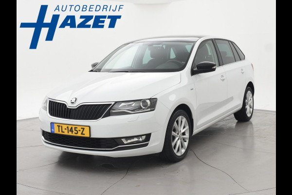 Škoda Rapid Spaceback 1.0 TSI DSG AUT CLEVER WIT PARELMOER + PANORAMADAK | STOELVERWARMING | DAB | NAVIGATIE