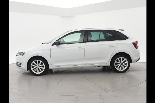 Škoda Rapid Spaceback 1.0 TSI DSG AUT CLEVER WIT PARELMOER + PANORAMADAK | STOELVERWARMING | DAB | NAVIGATIE