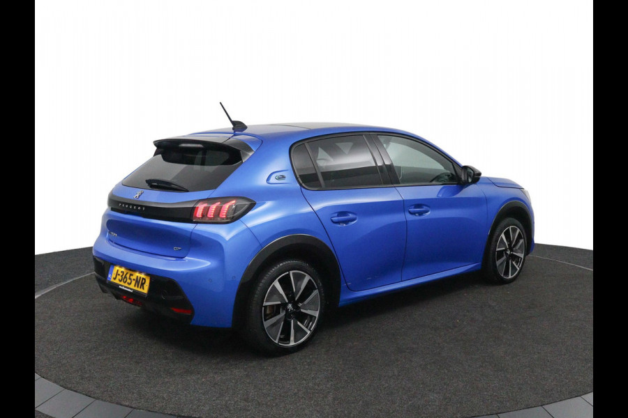 Peugeot e-208 EV GT 350 50 kWh*3FASE*PANO*CRUISE*ECC*CARPLAY*CAM